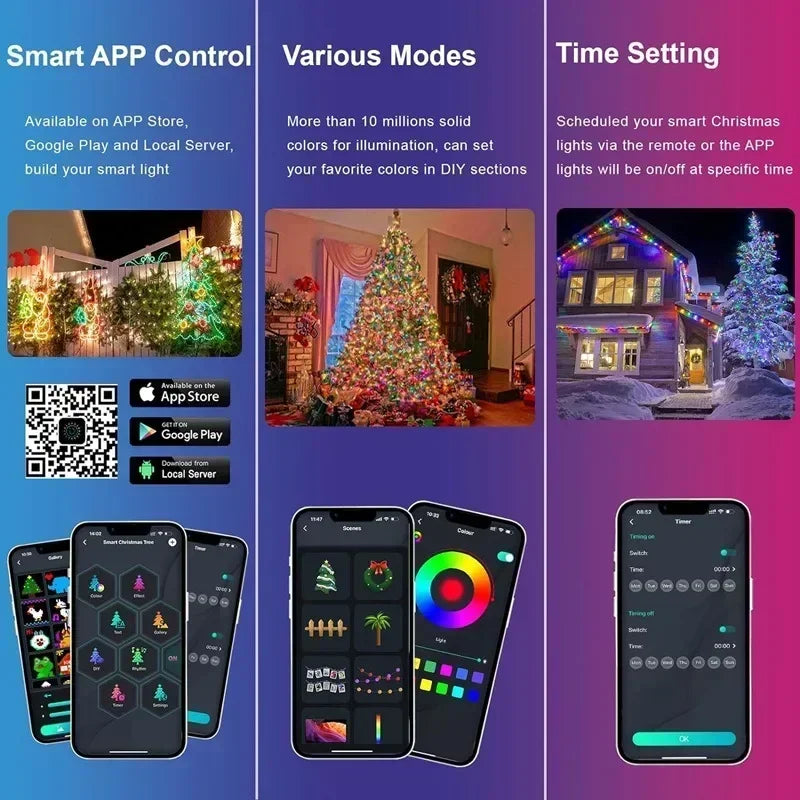 RGBIC Bluetooth String Lights