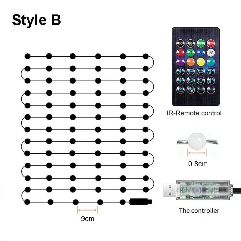 RGBIC Bluetooth String Lights