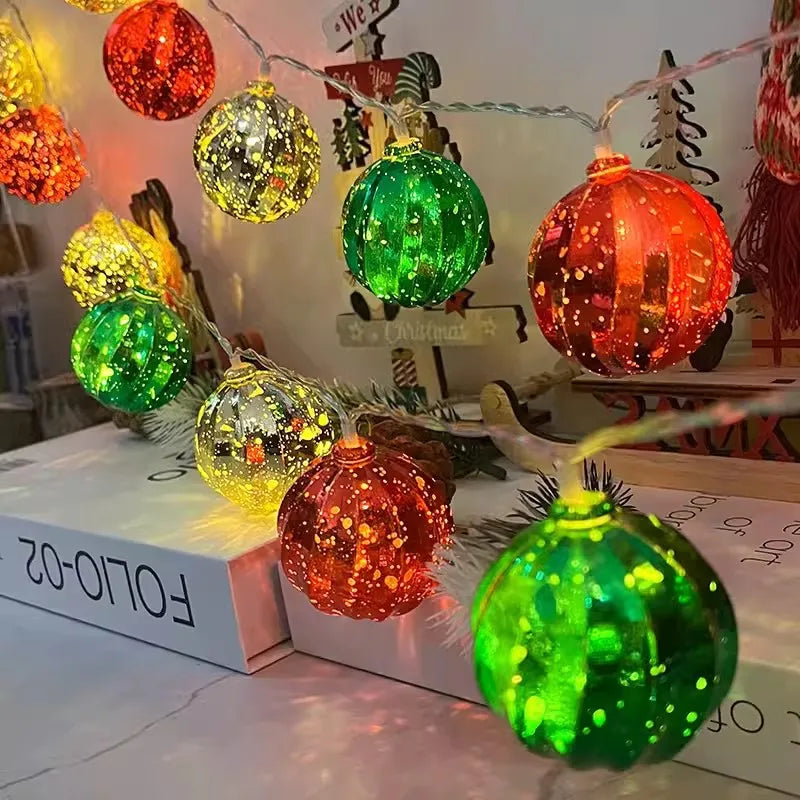 Star Snowflake LED String Lights