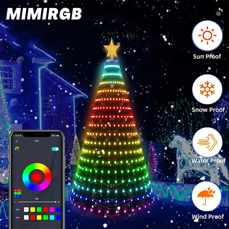 Smart RGB LED Christmas Lights