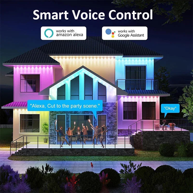 Smart RGBIC Outdoor Lights