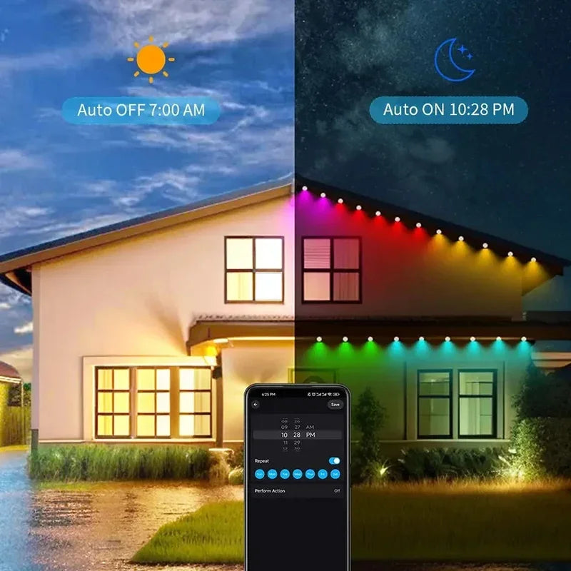 Smart RGBIC Outdoor Lights