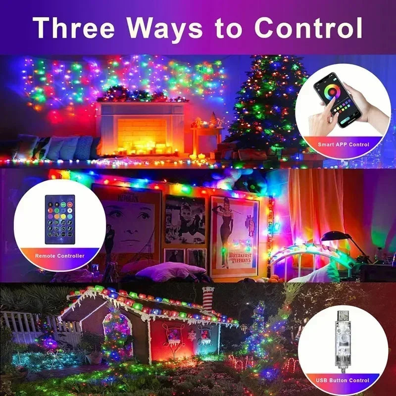 RGBIC Bluetooth String Lights