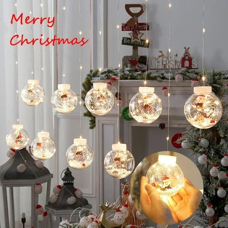Santa Claus LED String Lights