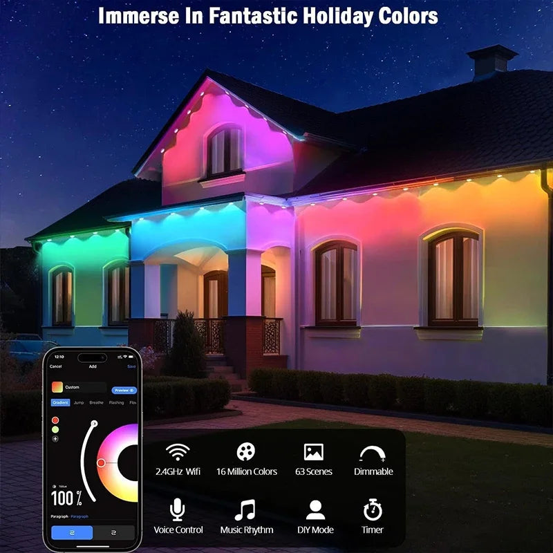 Smart RGBIC Outdoor Lights