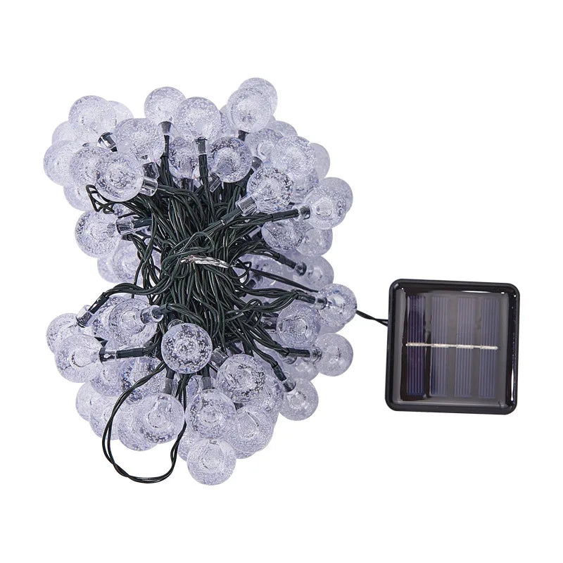 Solar Bubble Ball String Lights