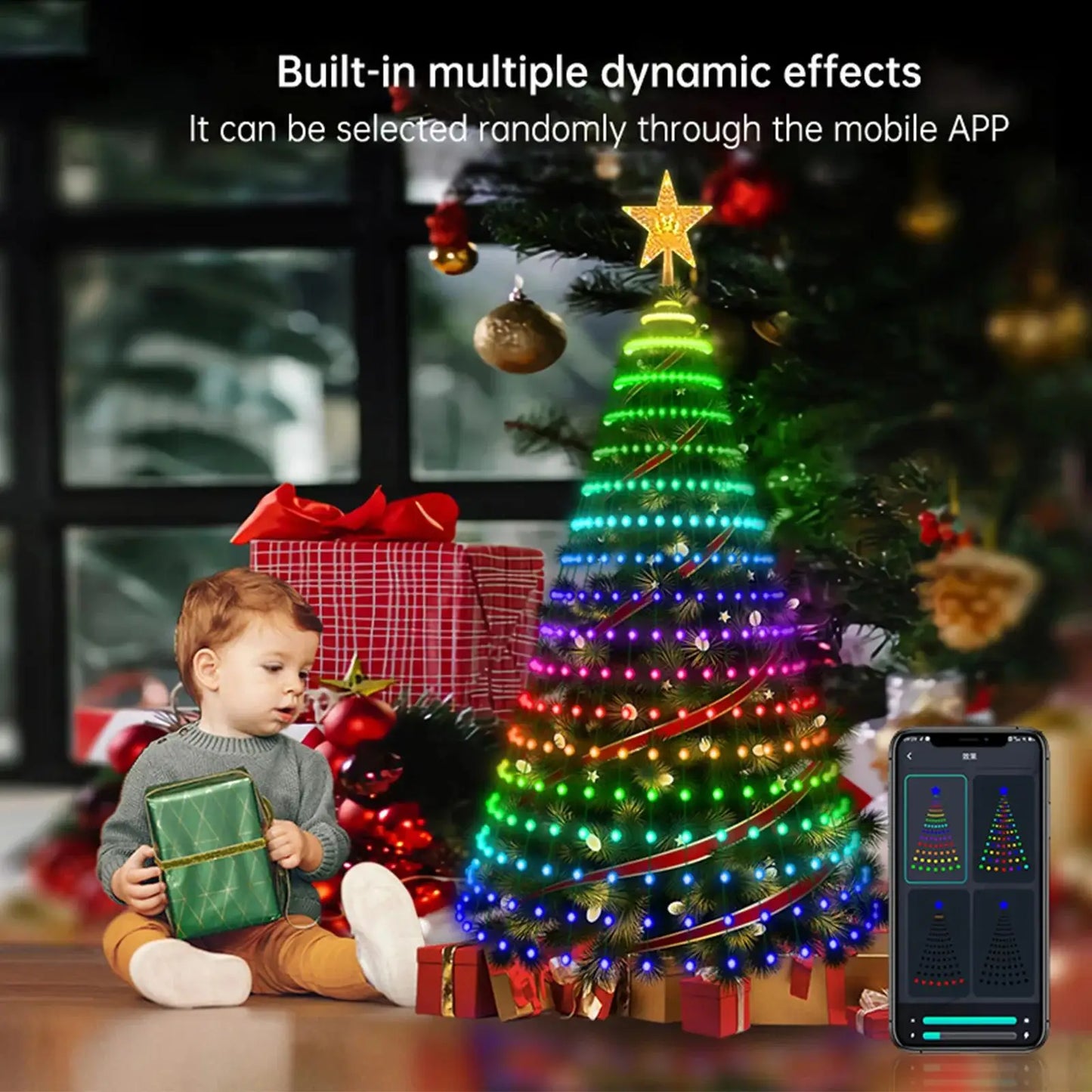 Smart RGB LED Christmas Lights