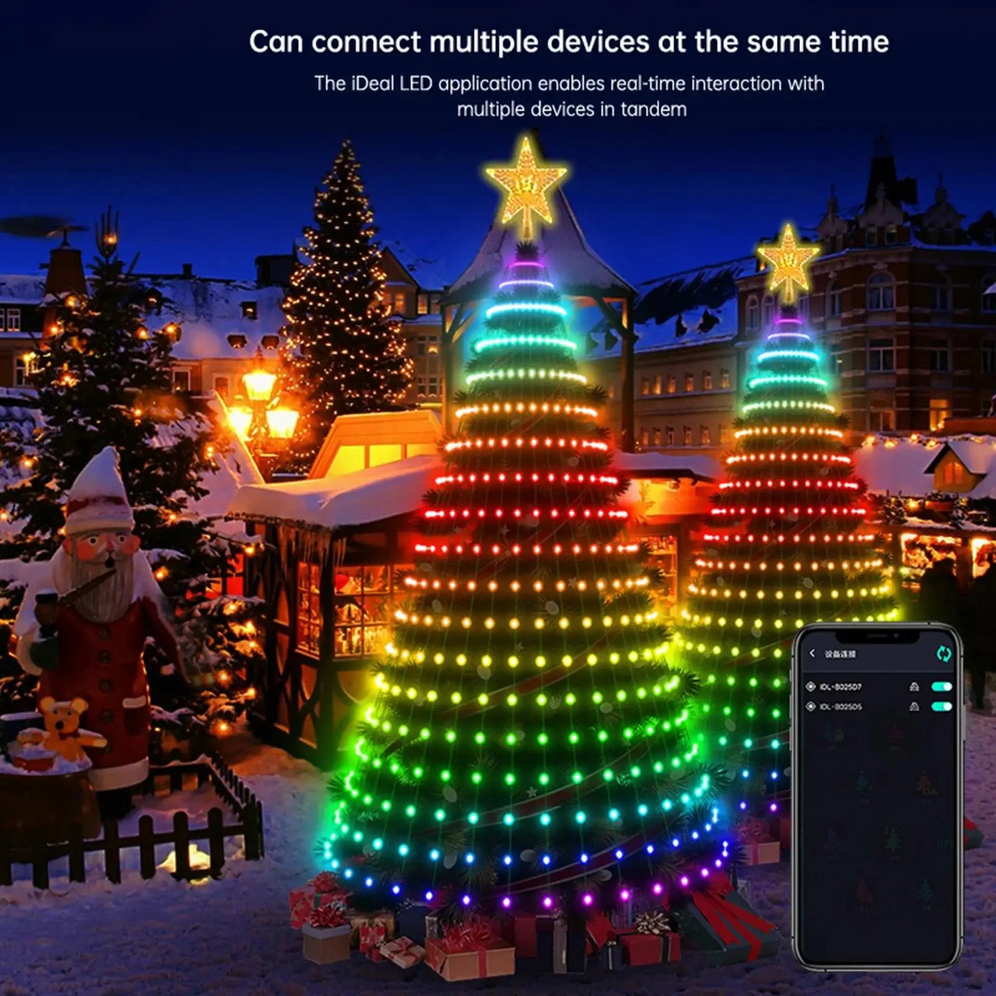 Smart RGB LED Christmas Lights