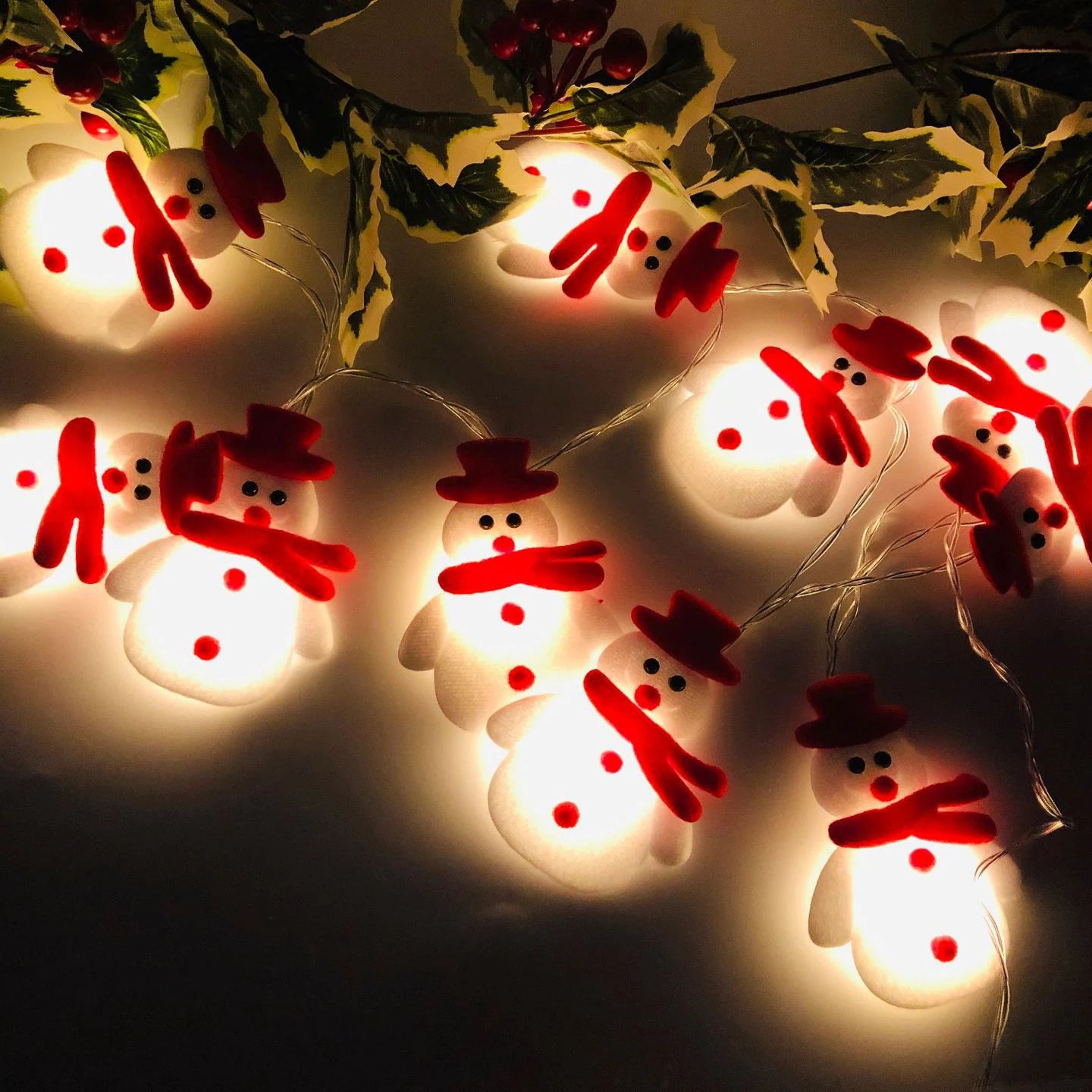 10LED Snowman String Lights