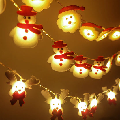 10LED Snowman String Lights