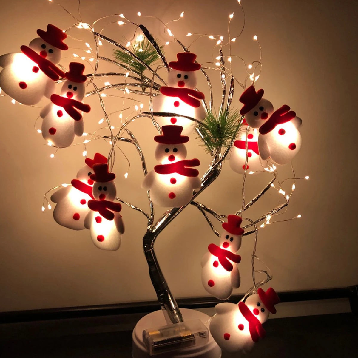 10LED Snowman String Lights