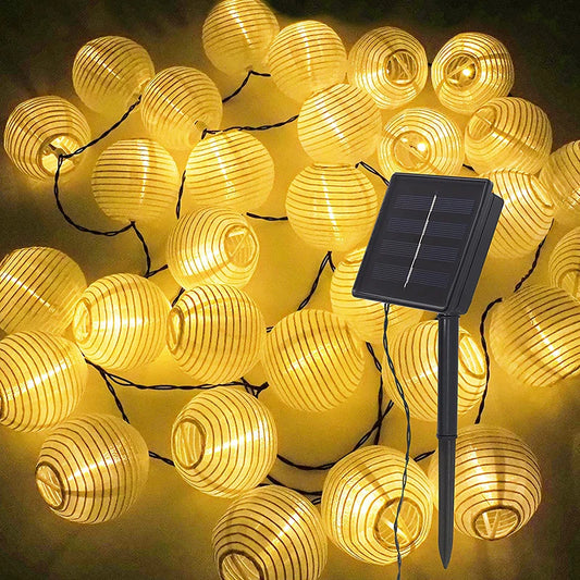 Solar Waterproof Lantern Fairy Lights