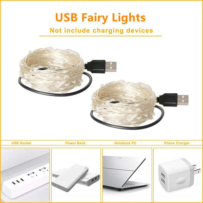 200 LED USB Fairy Lights