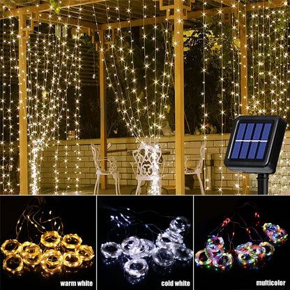 Solar Curtain Lights