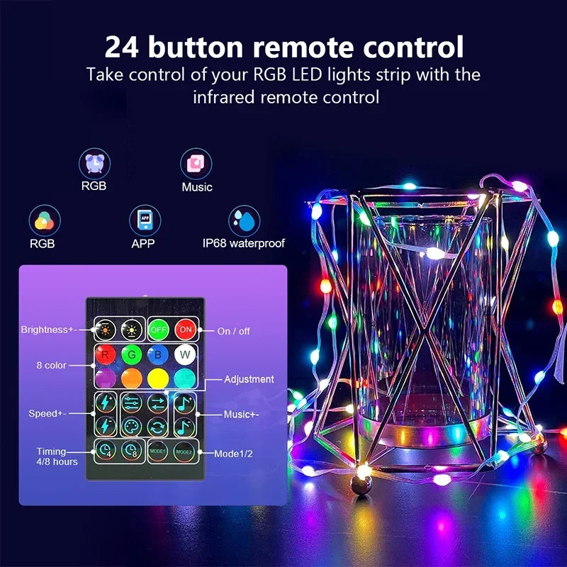 Bluetooth RGB LED Strip Lights