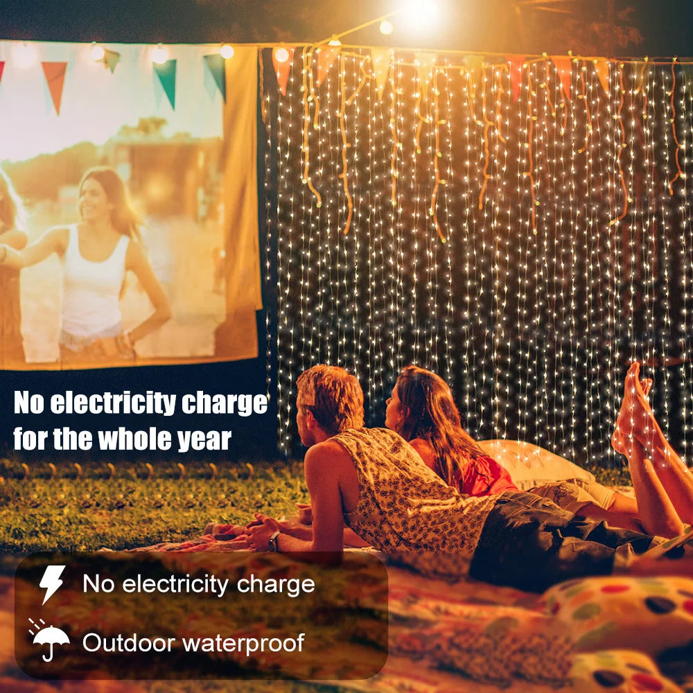 Solar Curtain Lights