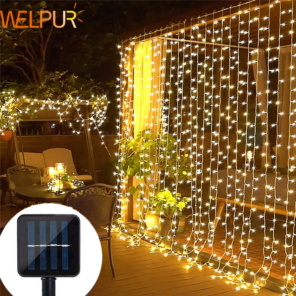 Solar Curtain Lights